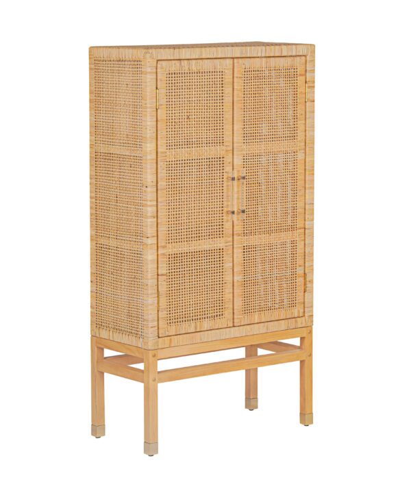 Amara Woven Rattan Cabinet - Luxe Home Furnishings (Jersey City, NJ)