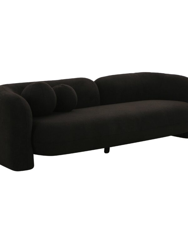 Amelie 91" Contract-Grade Faux Fur Sofa - Luxe Home Furnishings (Jersey City, NJ)