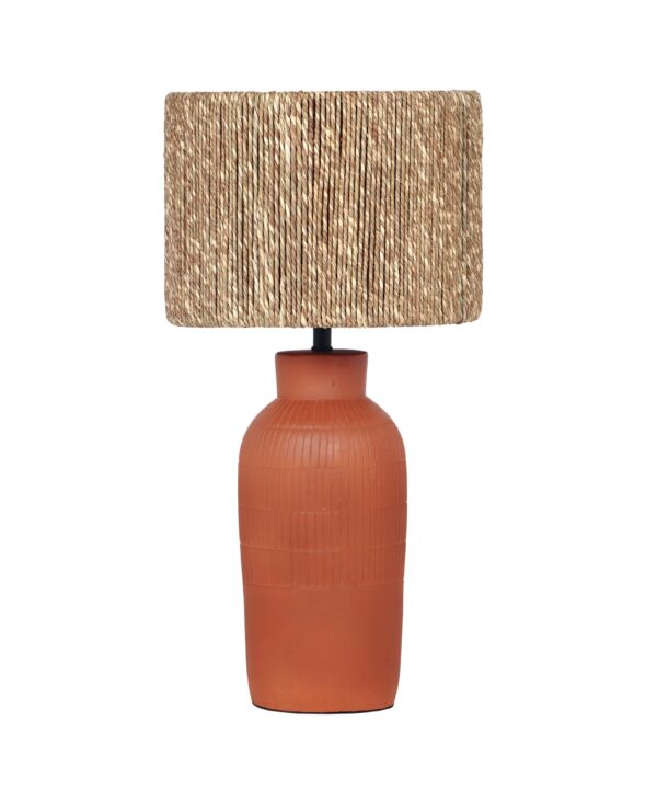 Atrani Natural Terracotta Table Lamp - Luxe Home Furnishings (Jersey City, NJ)