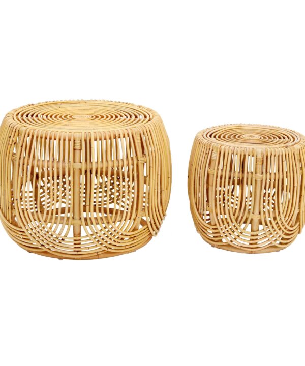 Azrina 2-Piece Rattan Nesting Table Set - Luxe Home Furnishings (Jersey City, NJ)