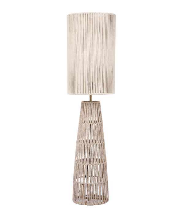 Beam Cream Natural Jute Floor Lamp - Luxe Home Furnishings (Jersey City, NJ)