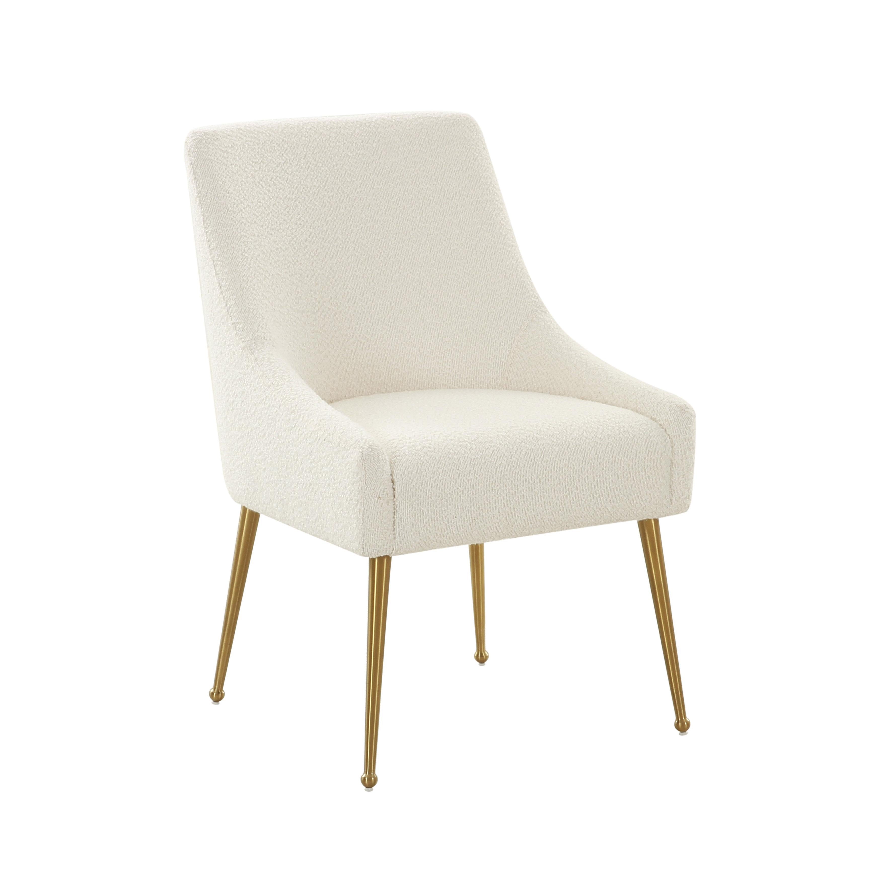 Beatrix Cream Performance Boucle Side Chair - Luxe Home Furnishings (Jersey City, NJ)