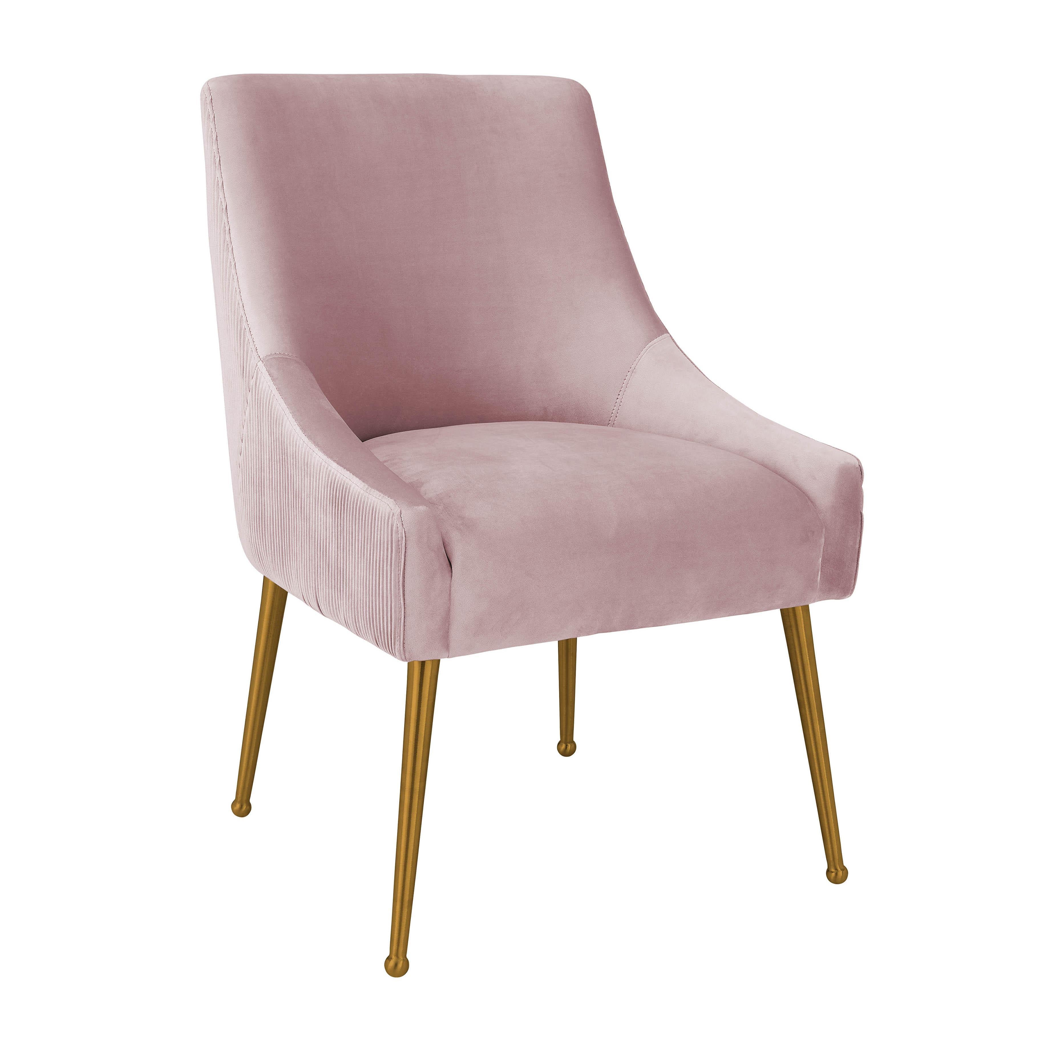 Beatrix Pleated Performance Velvet Dining Chair - Luxe Home Furnishings (Jersey City, NJ)