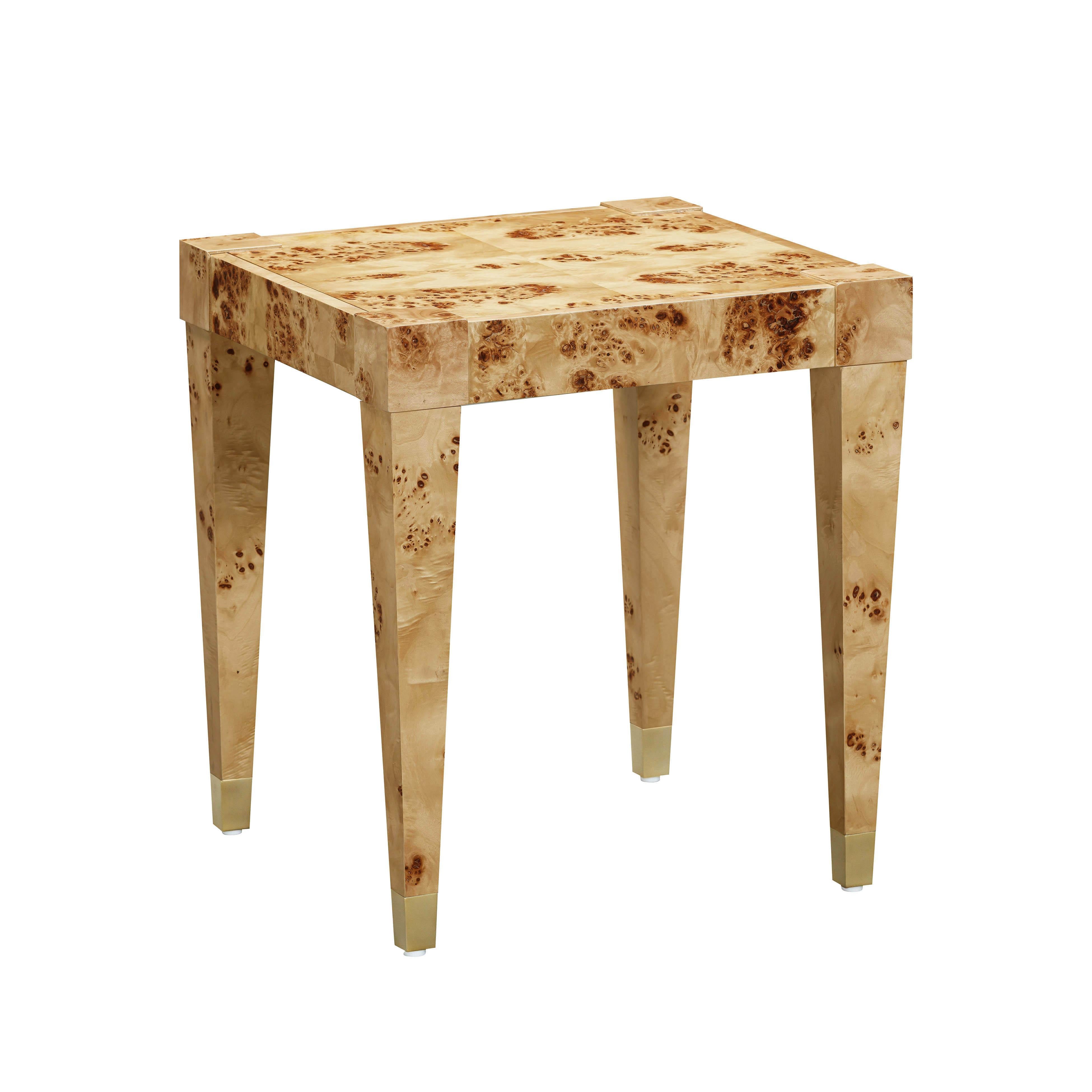 Brandyss Burl End Table - Luxe Home Furnishings (Jersey City, NJ)