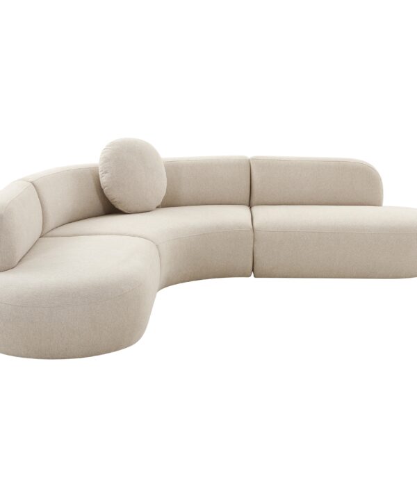 Broohah 3-Piece Performance Fabric L-Shaped Sectional - Luxe Home Furnishings (Jersey City, NJ)