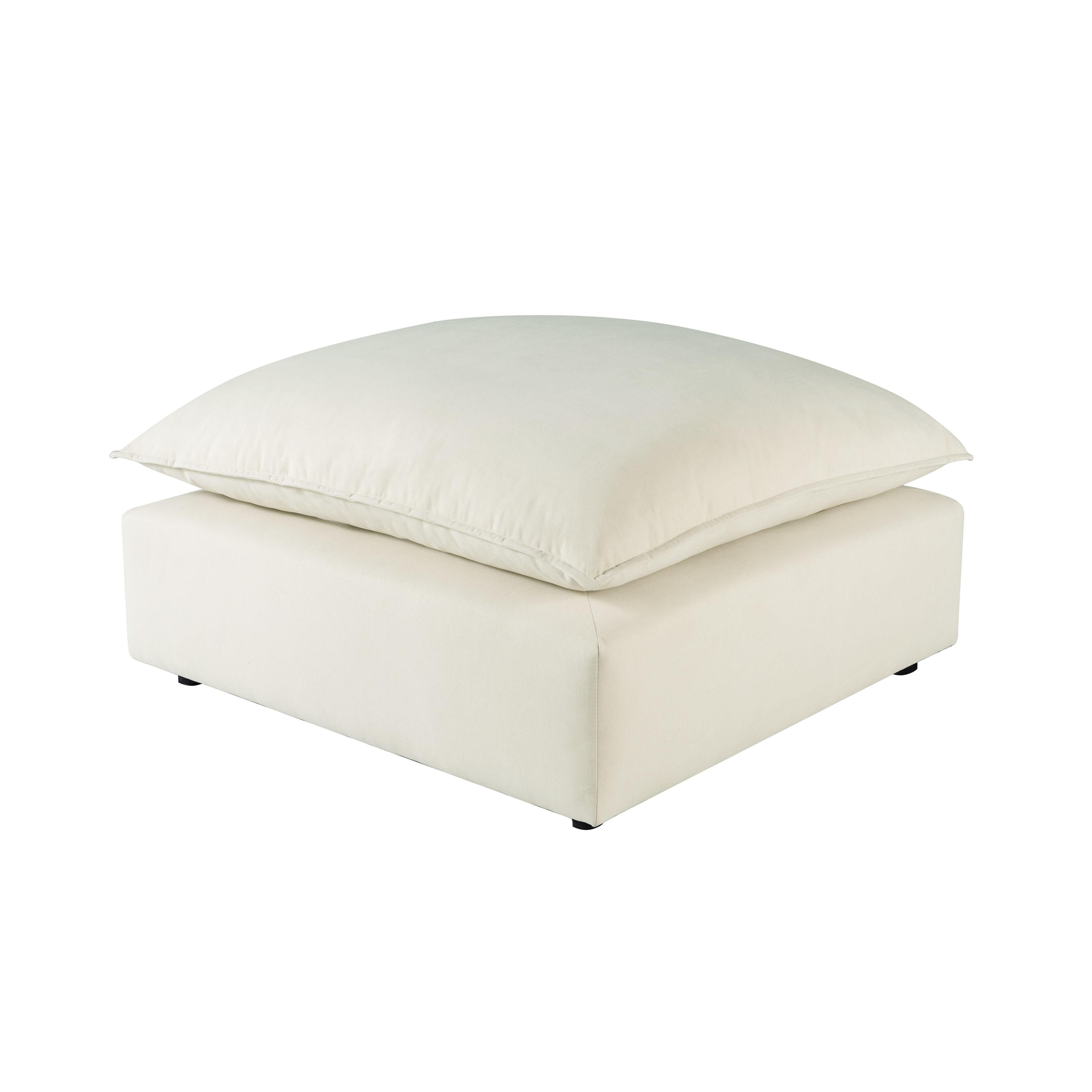 Cali Performance Fabric Ottoman - Luxe Home Furnishings (Jersey City, NJ)