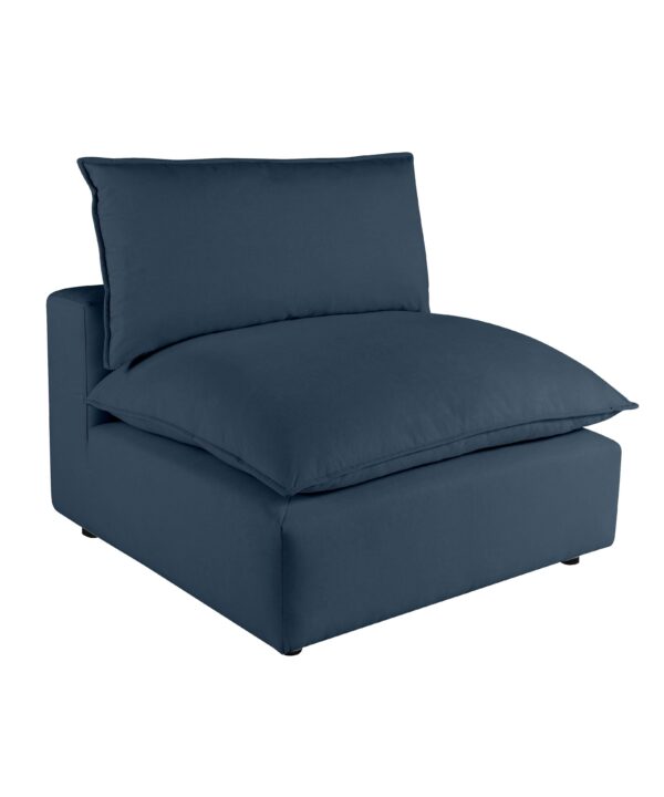 Cali Performance Fabric Modular Armless Chair - Luxe Home Furnishings (Jersey City, NJ)