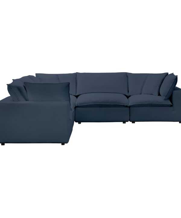 Cali 5-Piece Performance Fabric Modular L-Sectional - Luxe Home Furnishings (Jersey City, NJ)