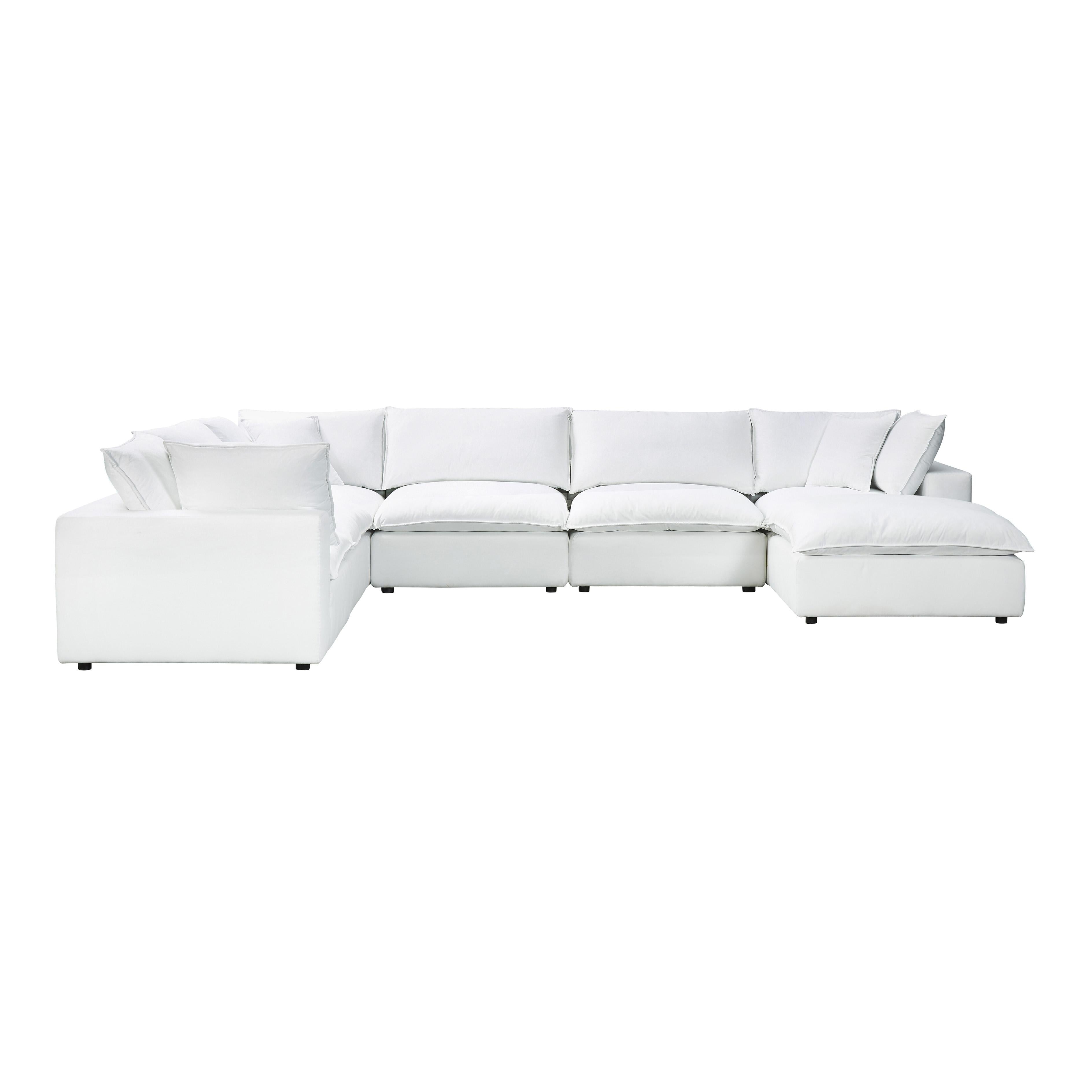 Cali 7-Piece Performance Fabric Modular Large Chaise Sectional - Luxe Home Furnishings (Jersey City, NJ)