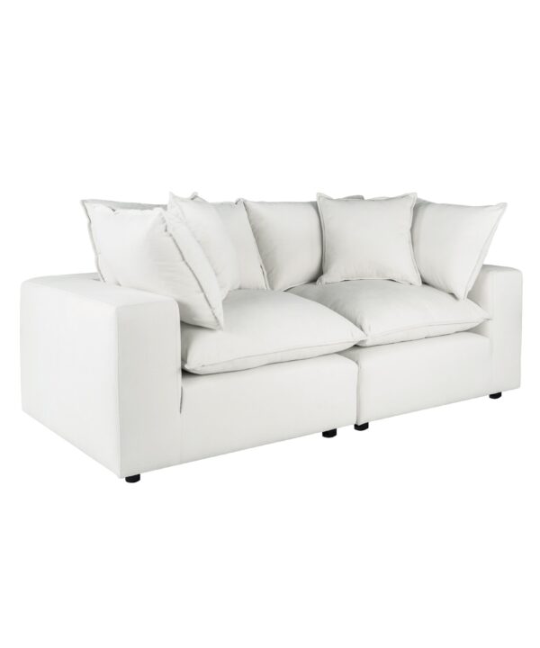 Cali 80" Performance Fabric Modular Loveseat - Luxe Home Furnishings (Jersey City, NJ)