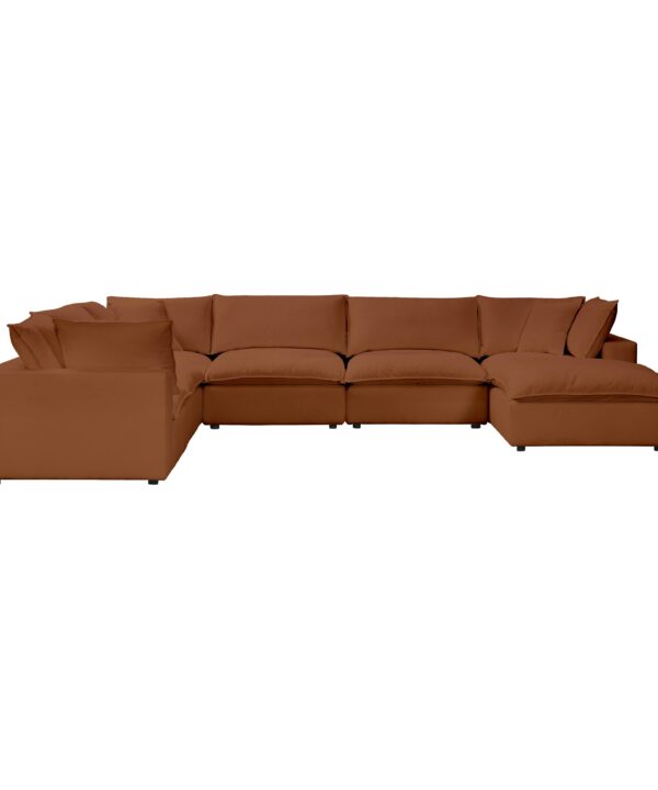 Cali 7-Piece Performance Fabric Modular Large Chaise Sectional - Luxe Home Furnishings (Jersey City, NJ)