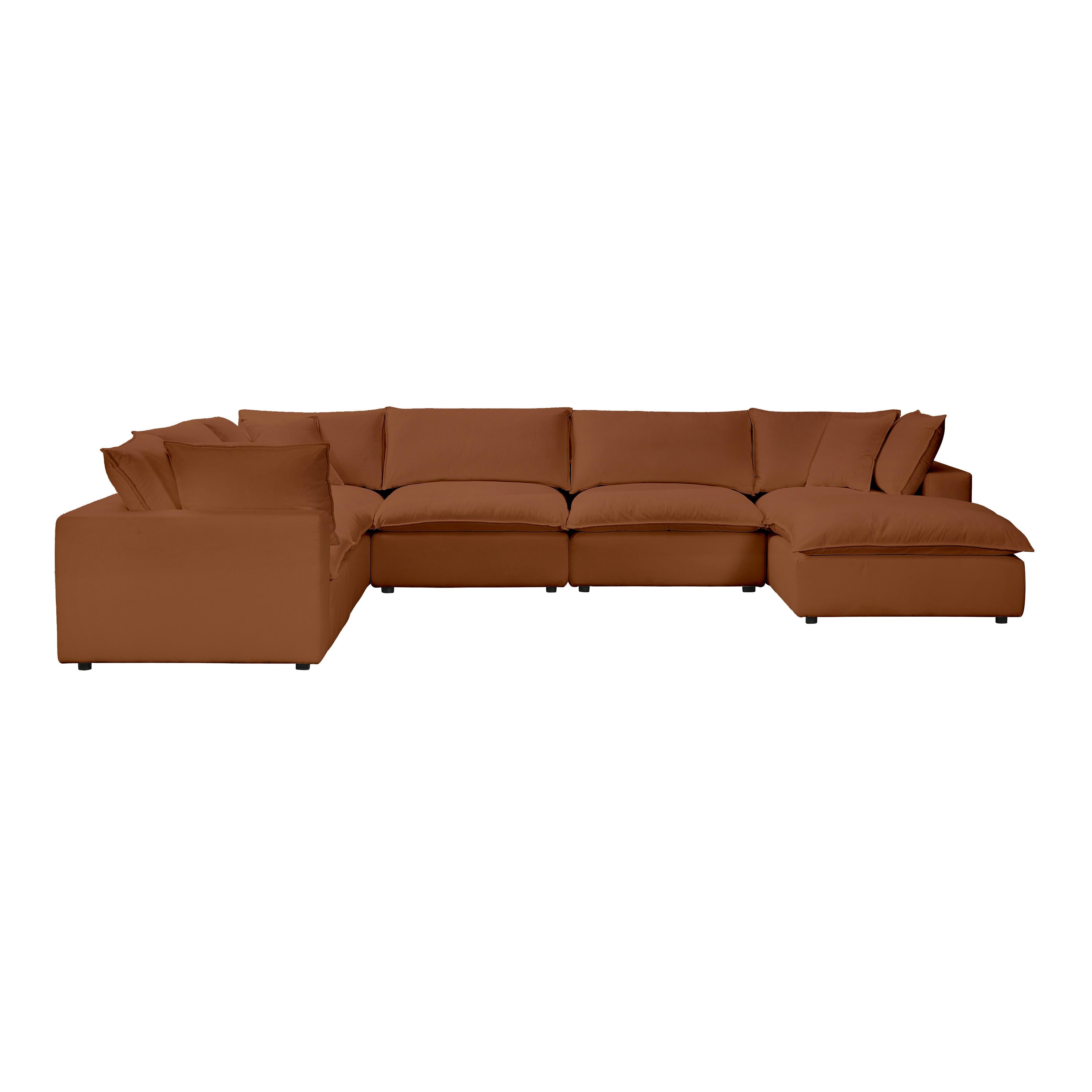Cali 7-Piece Performance Fabric Modular Large Chaise Sectional - Luxe Home Furnishings (Jersey City, NJ)