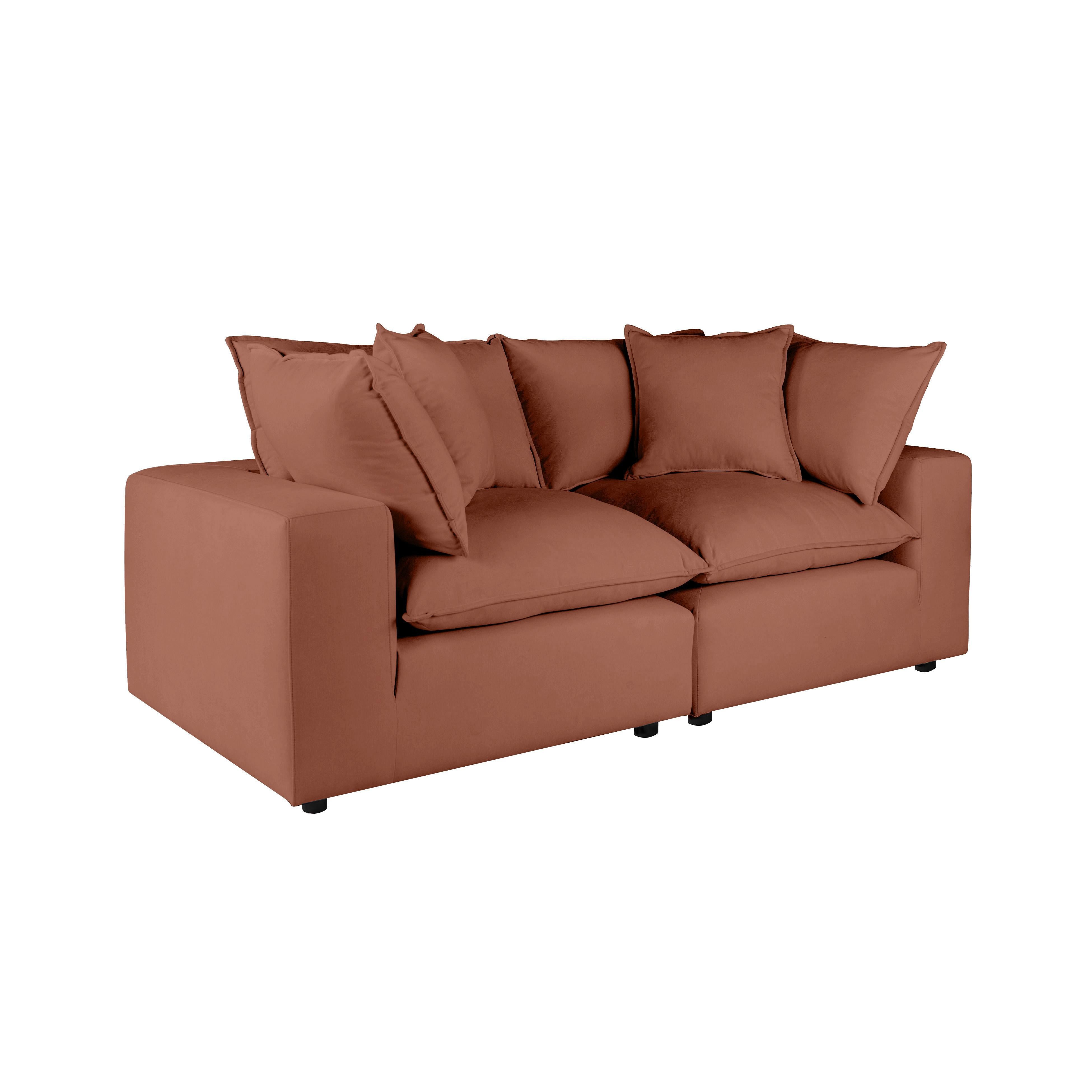 Cali 80" Performance Fabric Modular Loveseat - Luxe Home Furnishings (Jersey City, NJ)