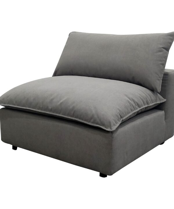 Cali Performance Fabric Modular Armless Chair - Luxe Home Furnishings (Jersey City, NJ)