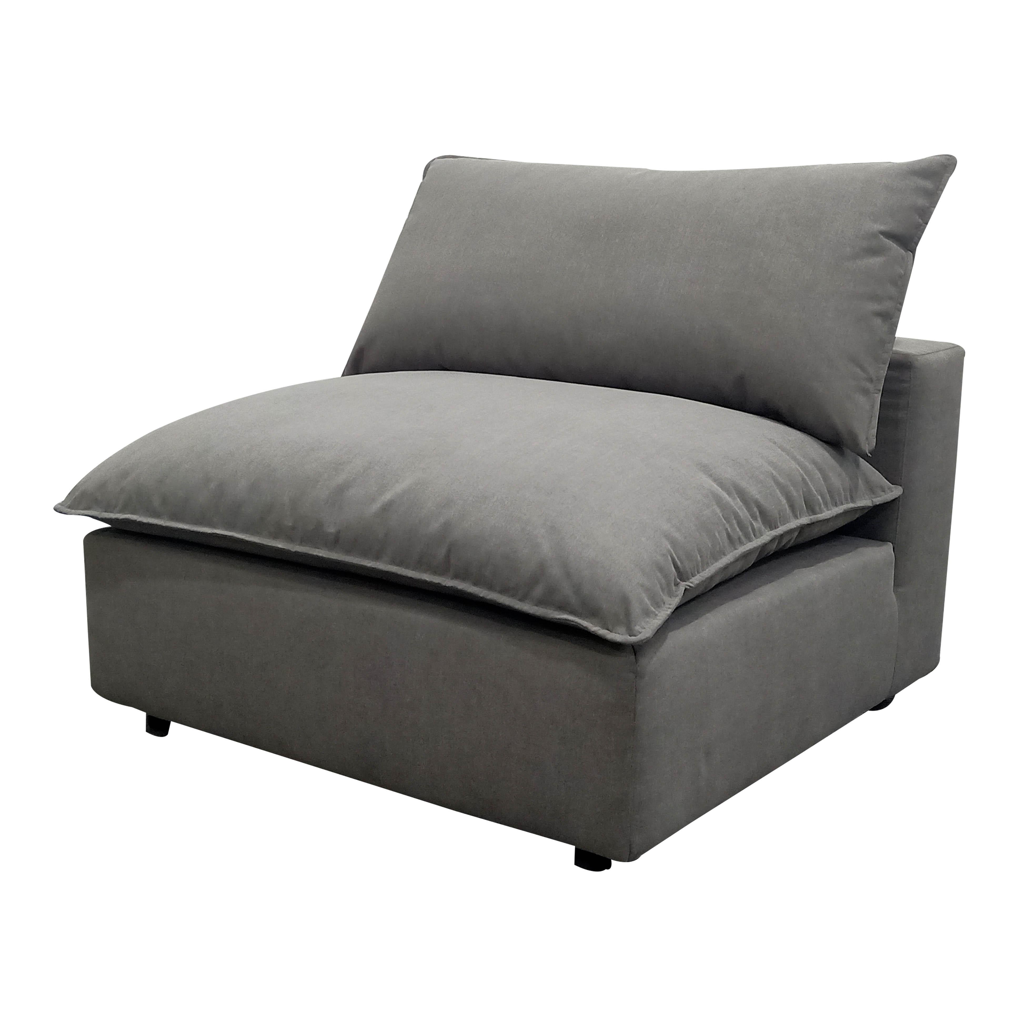 Cali Performance Fabric Modular Armless Chair - Luxe Home Furnishings (Jersey City, NJ)