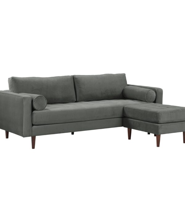 Cave 2-Piece Performance Velvet Sectional - Luxe Home Furnishings (Jersey City, NJ)