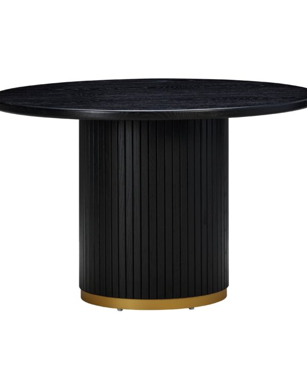 Chelsea 47" Oak Wood Round Dining Table - Luxe Home Furnishings (Jersey City, NJ)