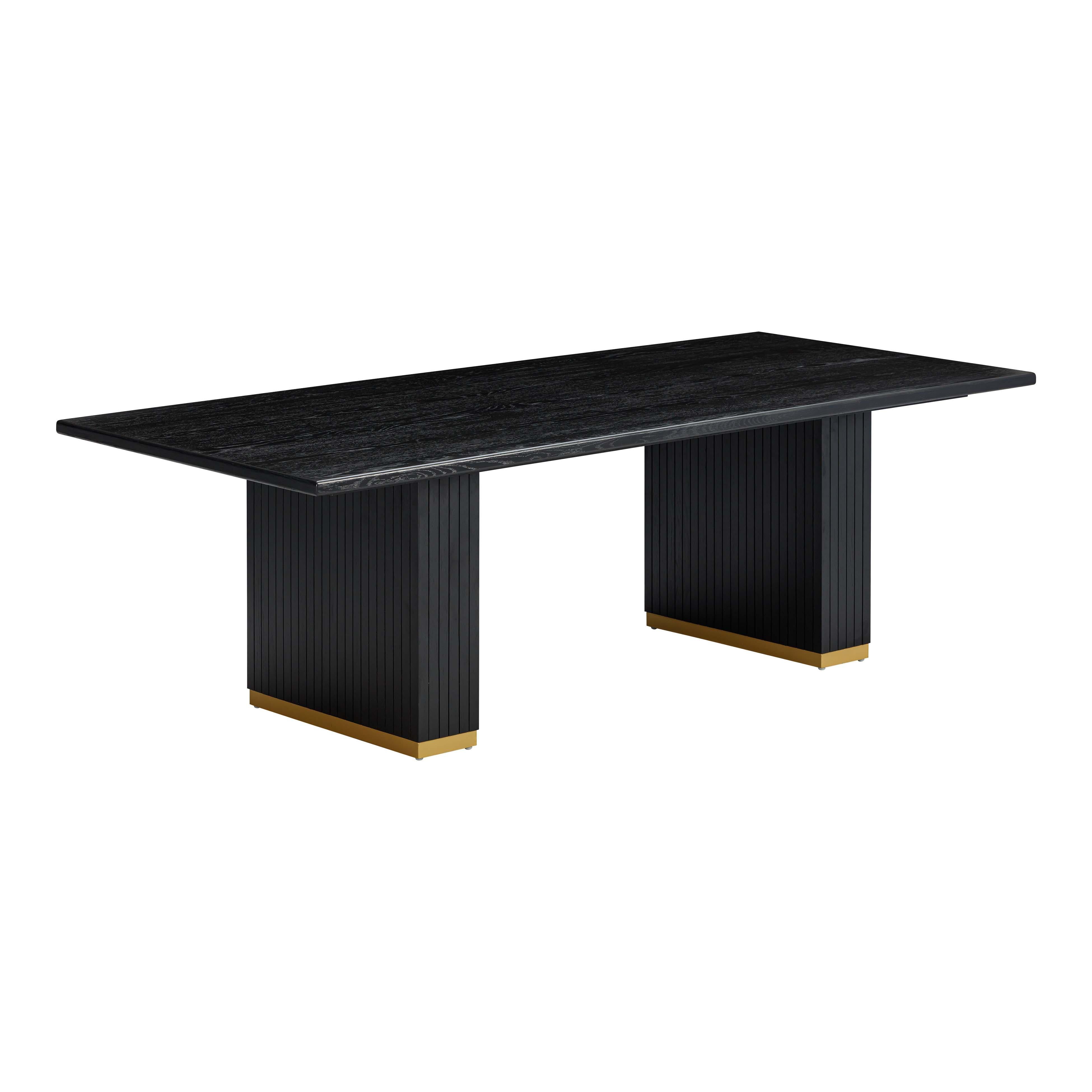 Chelsea 96" Oak Wood Rectangular Dining Table - Luxe Home Furnishings (Jersey City, NJ)