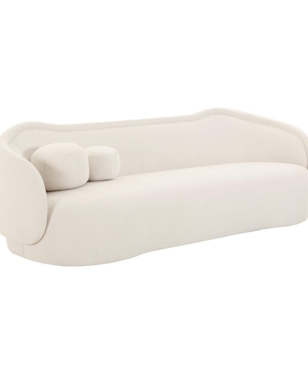 Circe 92.5" Performance Textured Velvet Sofa - Luxe Home Furnishings (Jersey City, NJ)
