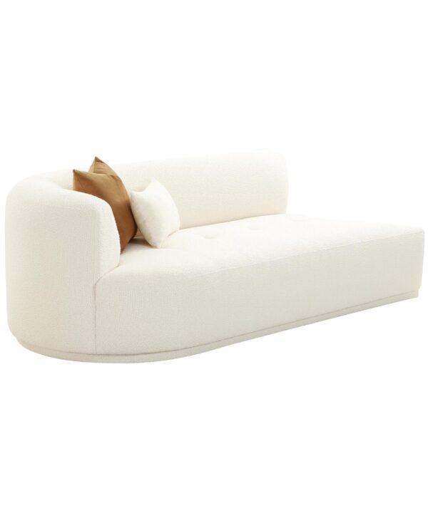 Fickle 82.5" Cream Performance Boucle Modular Loveseat - Luxe Home Furnishings (Jersey City, NJ)