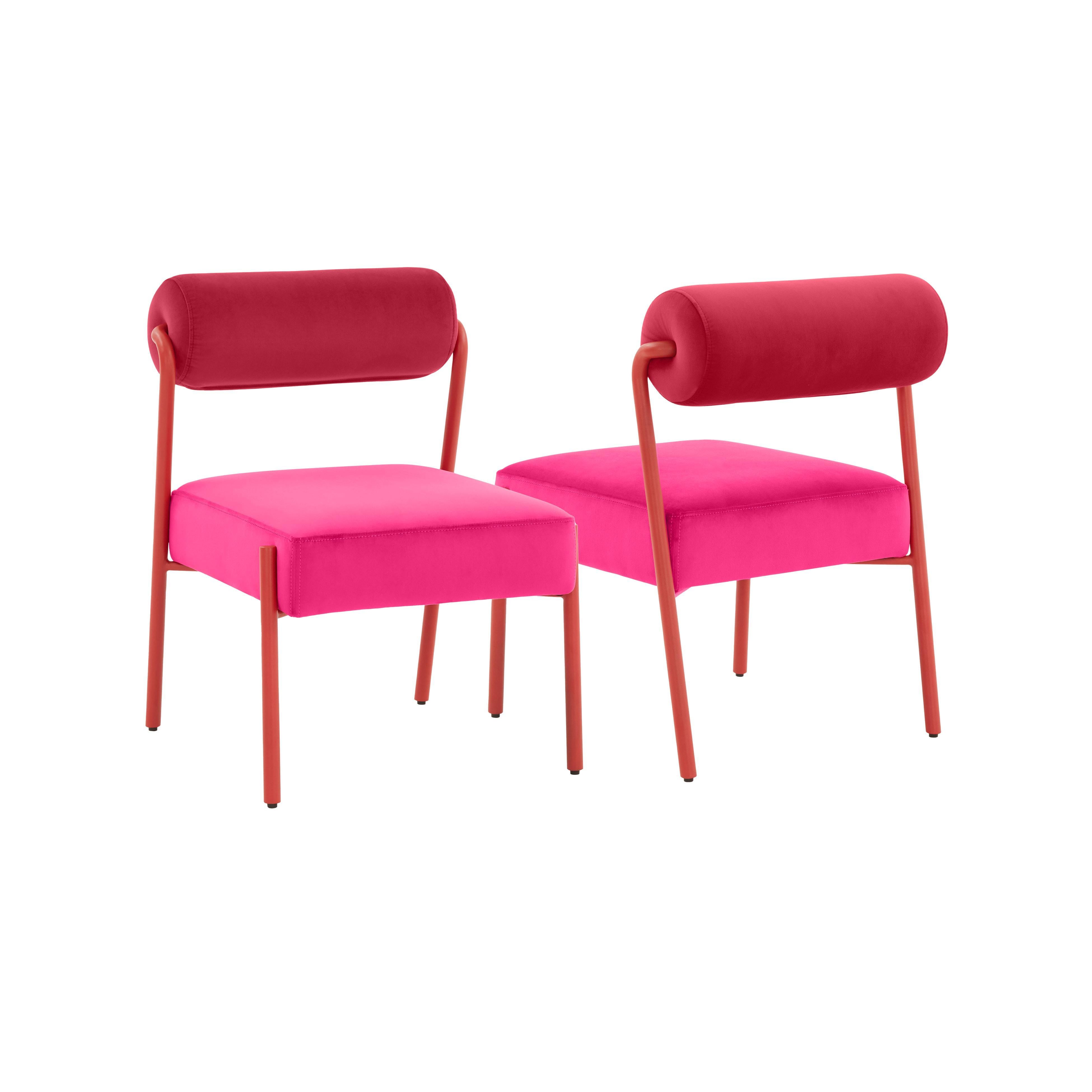 Jolene Performance Velvet Dining Chair - Set of 2 - Luxe Home Furnishings (Jersey City, NJ)