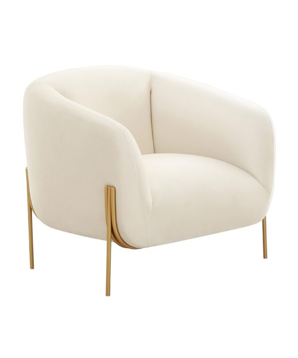 Kandra Performance Velvet Accent Chair - Luxe Home Furnishings (Jersey City, NJ)