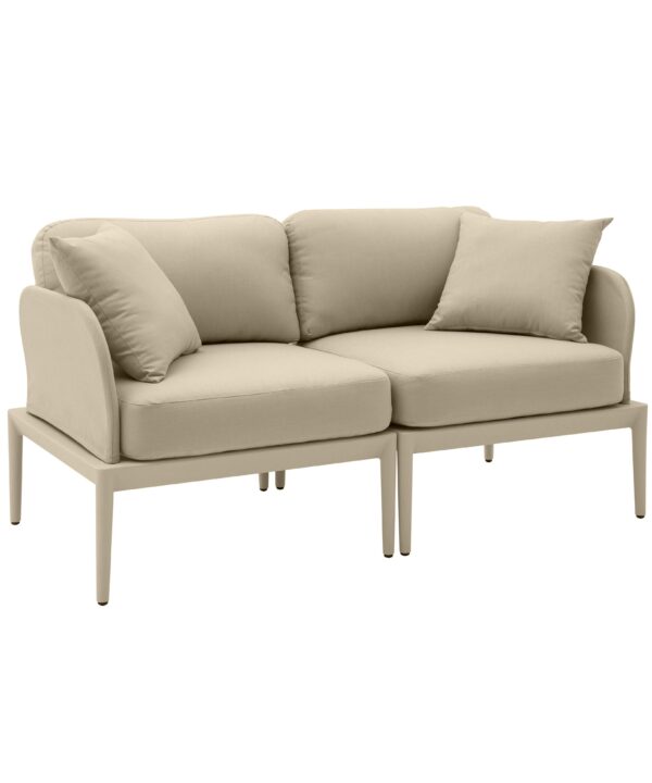 Kapri 55" Modular Outdoor Loveseat - Luxe Home Furnishings (Jersey City, NJ)