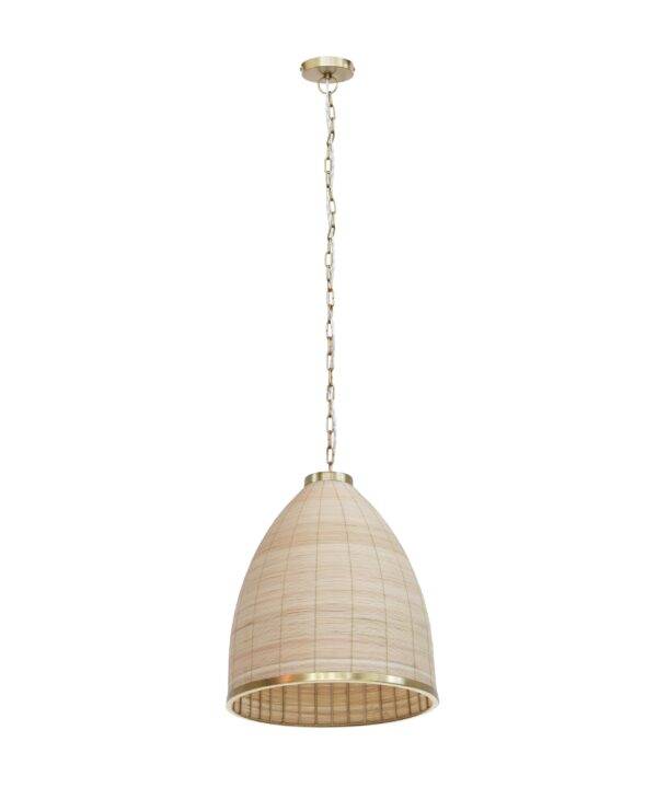Kelsey Rattan Pendant Lamp - Luxe Home Furnishings (Jersey City, NJ)