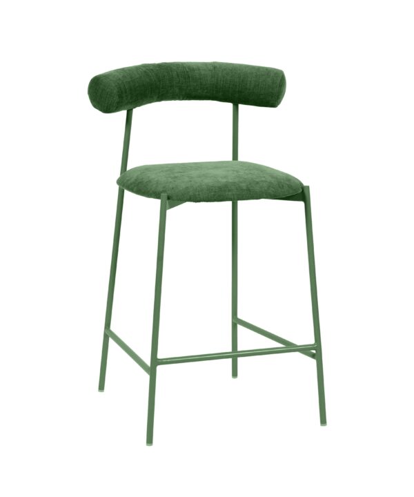 Liliana Performance Velvet Stool - Luxe Home Furnishings (Jersey City, NJ)