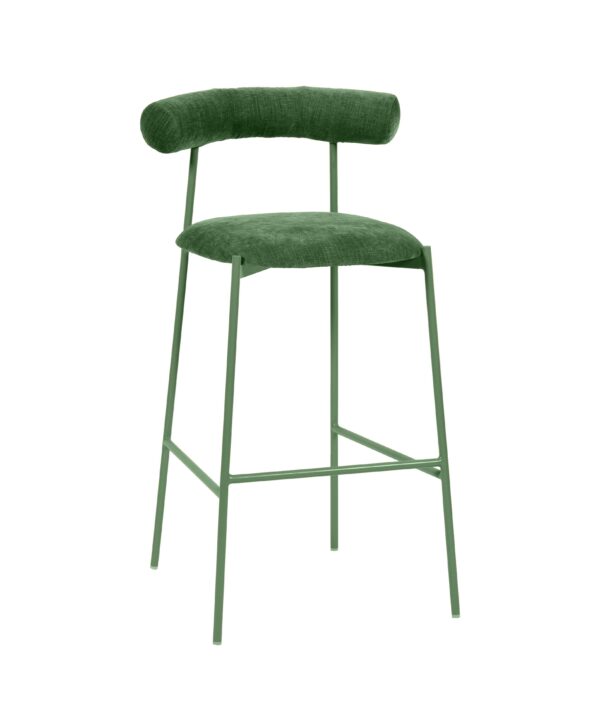 Liliana Performance Velvet Stool - Luxe Home Furnishings (Jersey City, NJ)