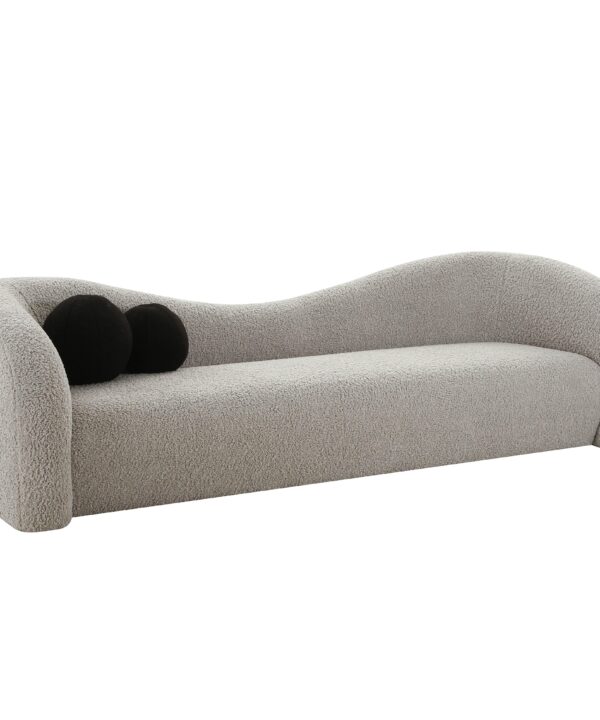Leonie 102.5" Faux Shearling Sofa - Luxe Home Furnishings (Jersey City, NJ)