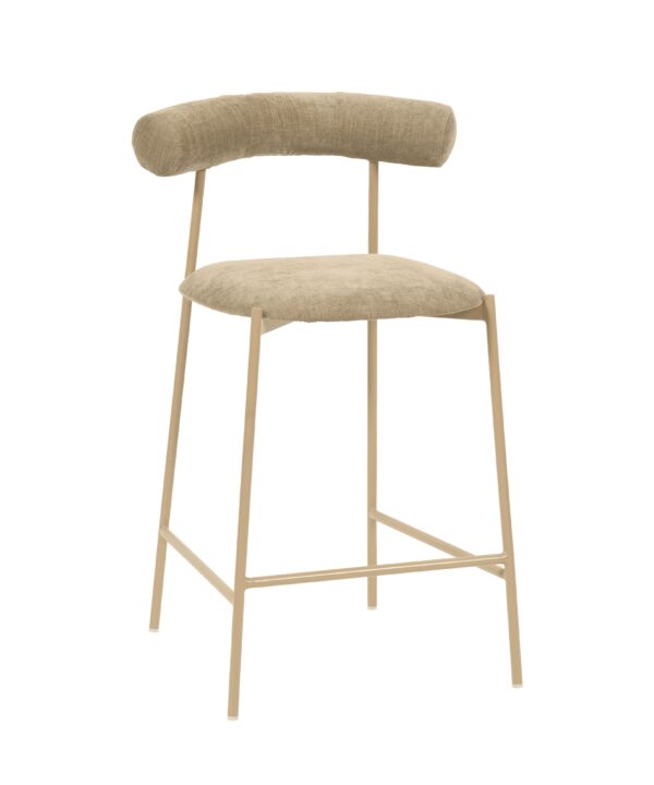 Liliana Performance Velvet Stool - Luxe Home Furnishings (Jersey City, NJ)
