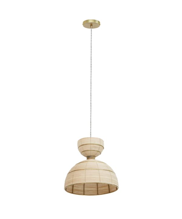 Lydia Rattan Pendant Lamp - Luxe Home Furnishings (Jersey City, NJ)