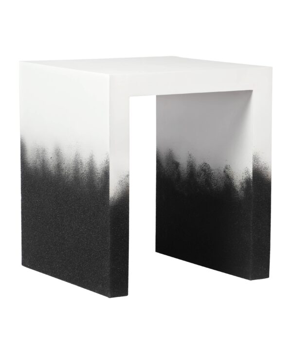 Matra Black and White End Table - Luxe Home Furnishings (Jersey City, NJ)
