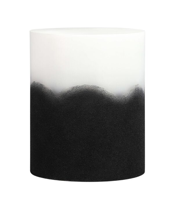 Matra Black and White Side Table - Luxe Home Furnishings (Jersey City, NJ)