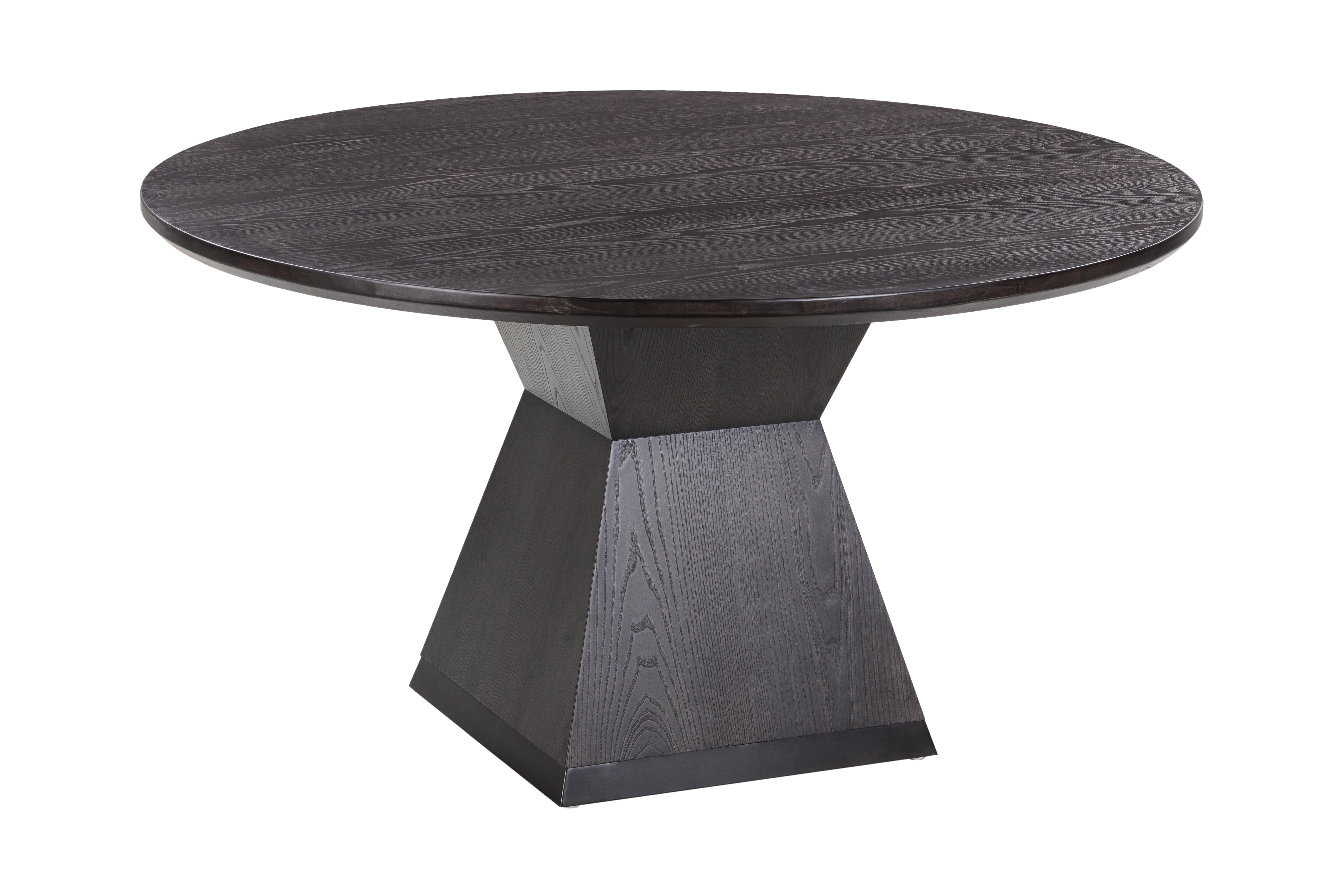 Nolan 56" Wood Round Dining Table - Luxe Home Furnishings (Jersey City, NJ)