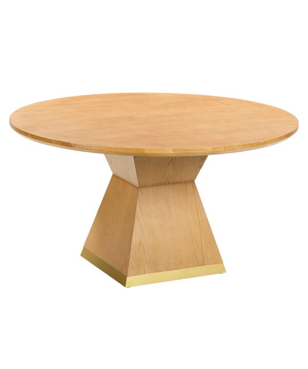 Nolan 56" Wood Round Dining Table - Luxe Home Furnishings (Jersey City, NJ)