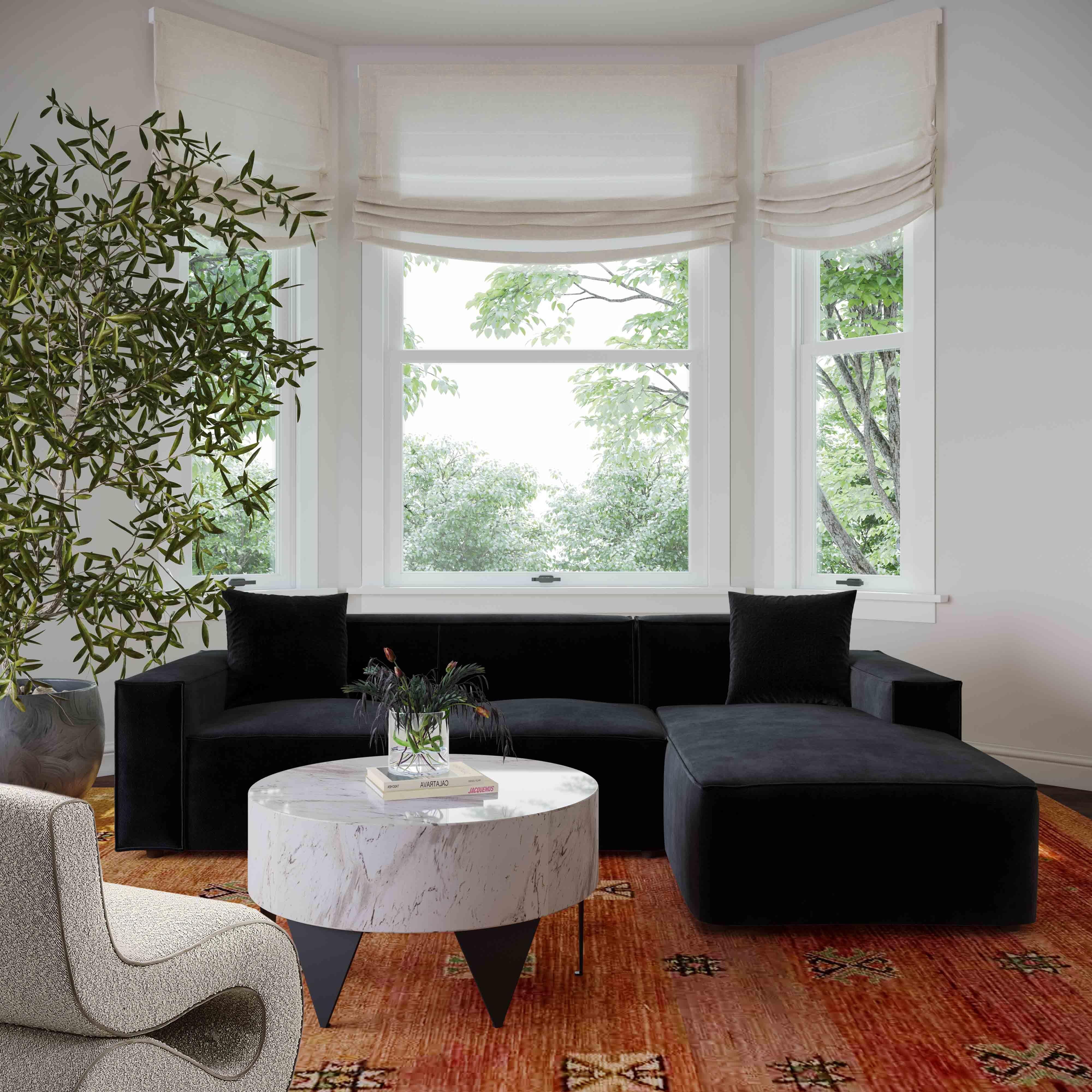Olafur 2-Piece Performance Fabric L-Shaped Sectional - Luxe Home Furnishings (Jersey City, NJ)