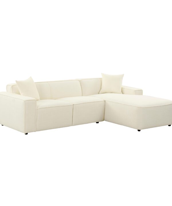 Olafur 2-Piece Performance Fabric L-Shaped Sectional - Luxe Home Furnishings (Jersey City, NJ)