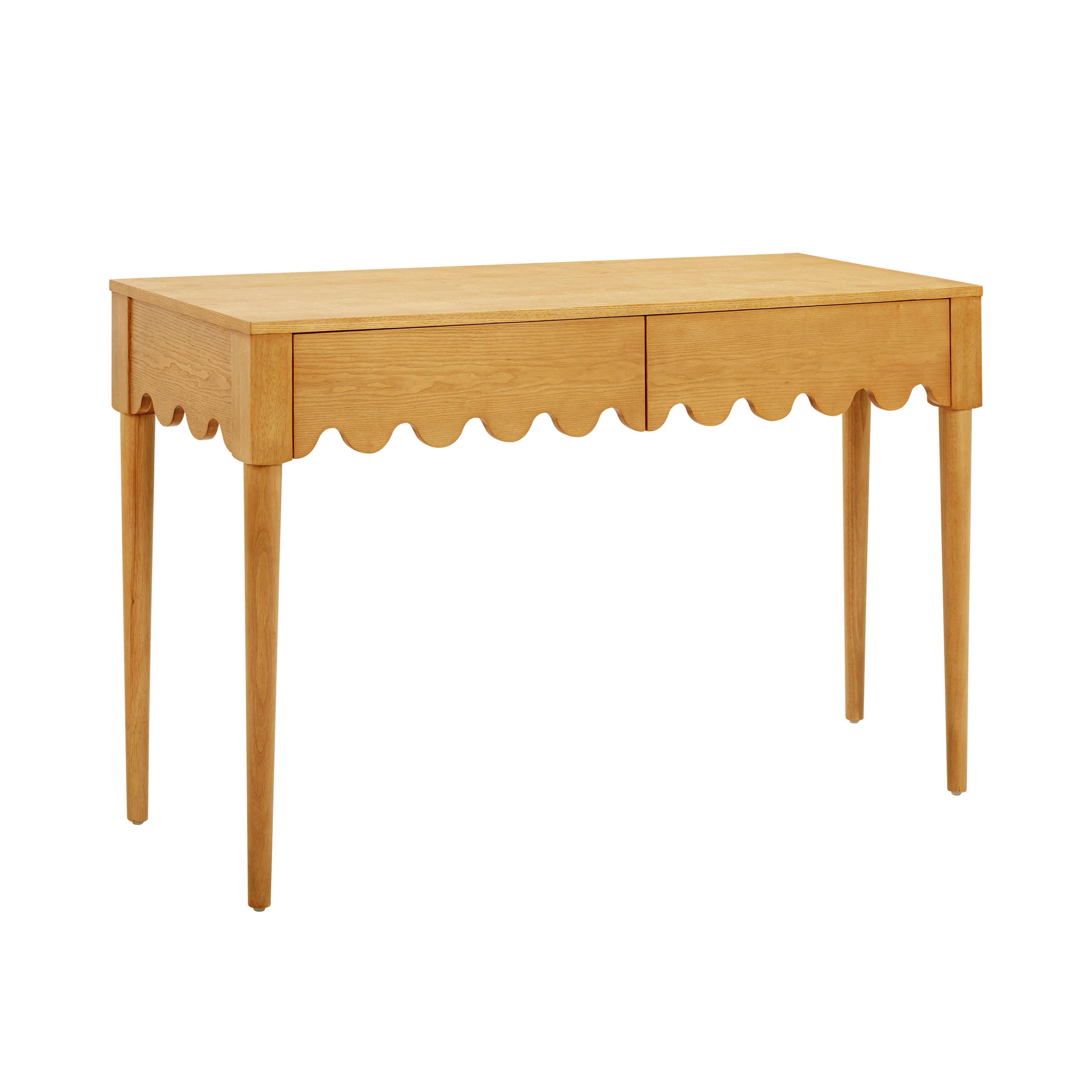 Oodle 48" Natural Ash 2-Drawer Desk - Luxe Home Furnishings (Jersey City, NJ)