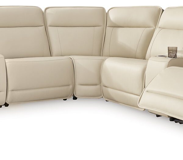 Double Deal Reclining Sectional with 2 Consoles - Luxe Home Furnishings (Jersey City, NJ)
