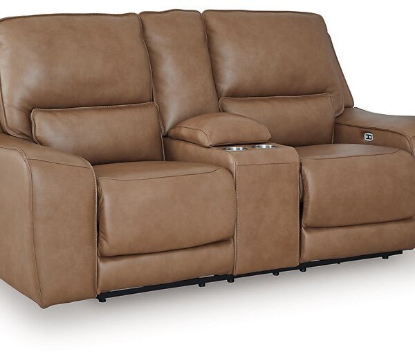 DeepWakes Power Reclining Loveseat with Console - Luxe Home Furnishings (Jersey City, NJ)