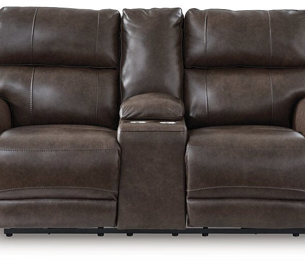 Crossplex Power Reclining Loveseat with Console