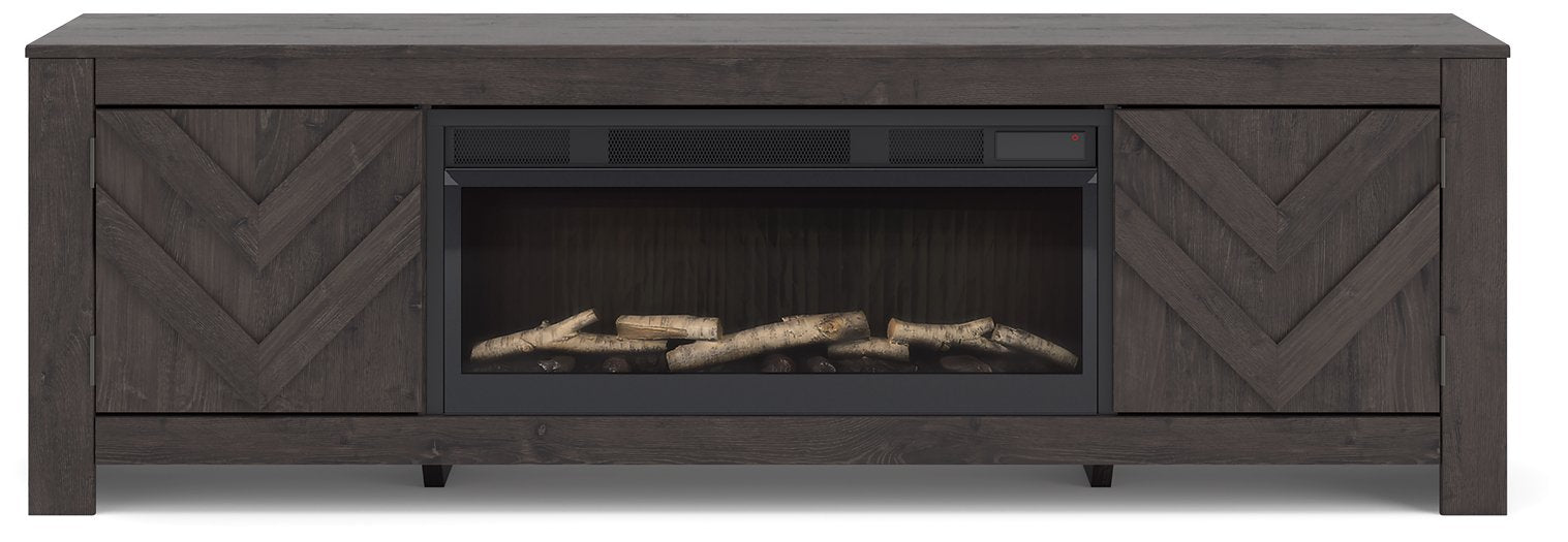 Cayboni 71" TV Stand with Electric Fireplace - Image 3