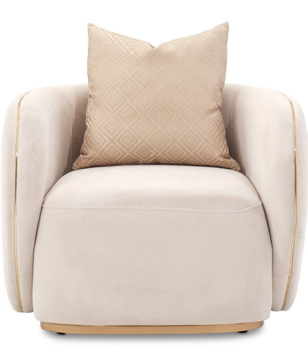 AICO Ariana Chair in Beige Gold image