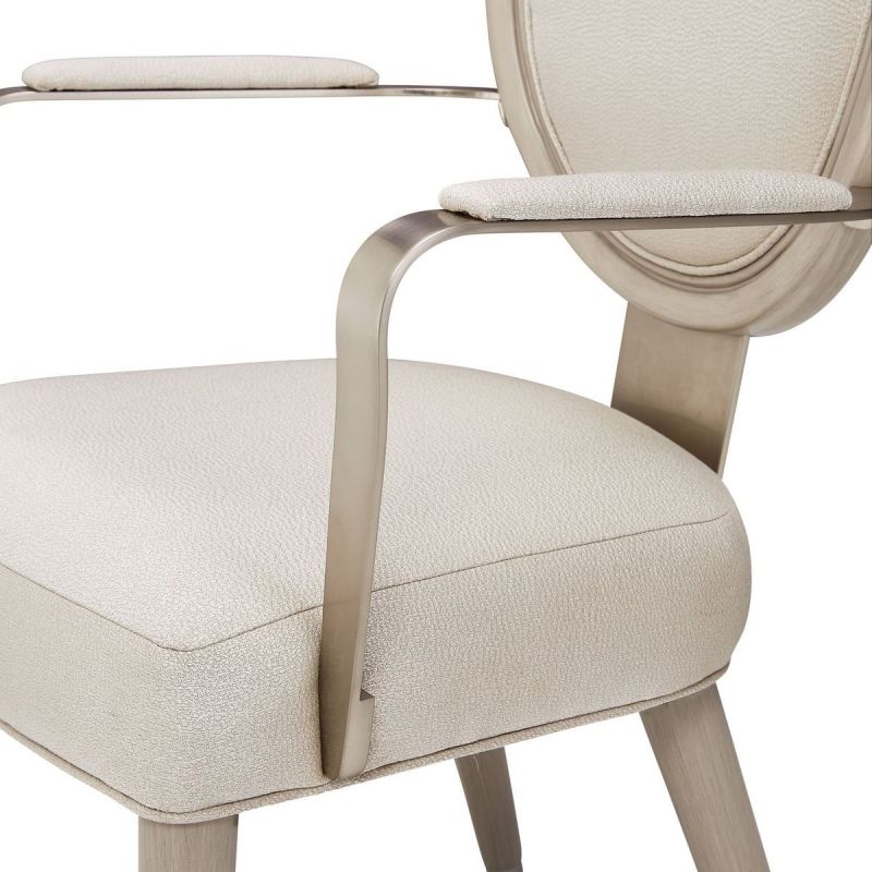 AICO Eclipse Arm Chair (Set of 2) in Moonlight - Luxe Home Furnishings (Jersey City, NJ)