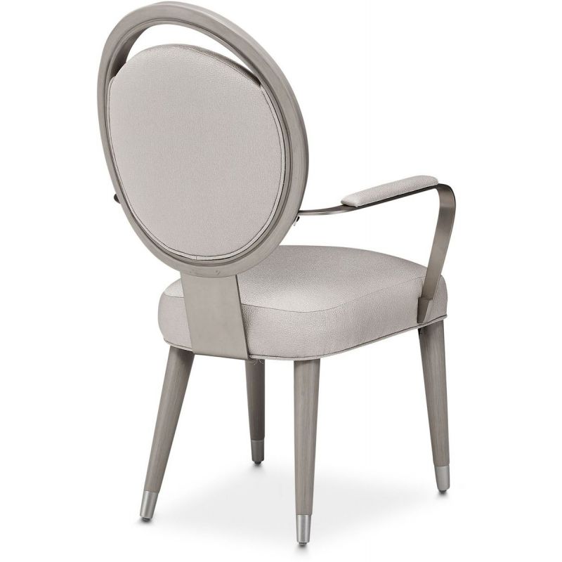 AICO Eclipse Arm Chair (Set of 2) in Moonlight - Luxe Home Furnishings (Jersey City, NJ)