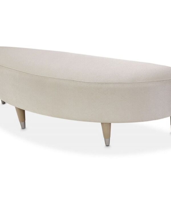 AICO Eclipse Bed Bench in Moonlight image
