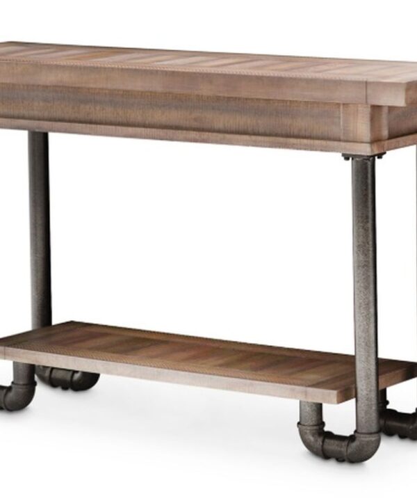 Aico Crossings Console Table in Reclaimed Barn image