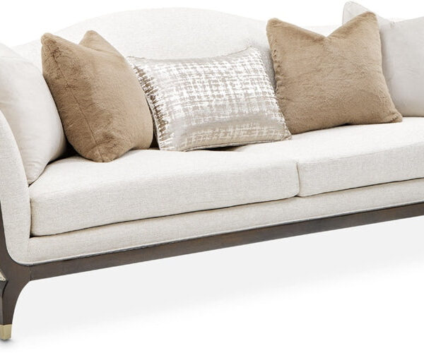 AICO Paris Chic Sofa Cremini in Espresso image